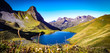 Ein traumhaft schönes Panorama aus den Allgäuer Alpen mit Blick auf den Rappensee