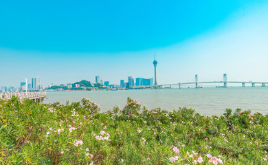 Poster - The Bay View of Zhuhai, China and Macau