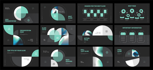 Wall Mural - Presentation template design