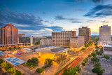 Fototapeta Miasto - Albuquerque, New Mexico, USA downtown cityscape