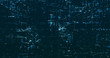 © Yuriy - Abstract digital network data background, 3D rendering