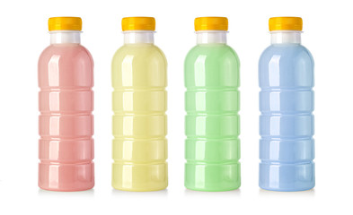 Sticker - plastic drink bottles isolated