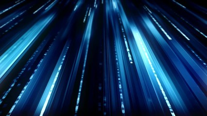 Poster - technology background of a sci-fi surface with abstract data flow. futurisctic texture with a binary