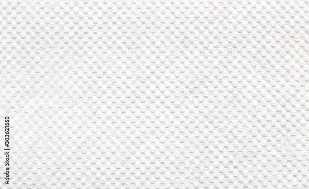 Close-up of white color tissue paper texture background abstract. Detail texture of pattern with free space copy for text. - obrazy, fototapety, plakaty 
