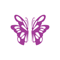 Canvas Print - beautiful butterfly logo design inspirations