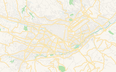  Printable street map of Cuenca, Ecuador