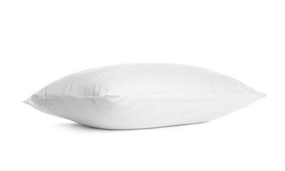 Blank soft new pillow isolated on white