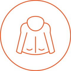 Poster - Beautiful Jacket Line Vector Icon