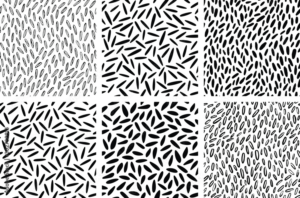 Simple Rice Pattern Rice seamless pattern Stock Vector | Adobe Stock