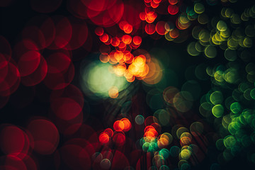 Poster - Beautiful abstract optical light bokeh  on a glow background.