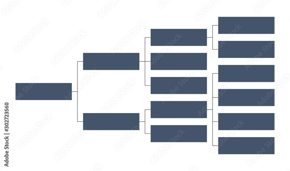 Organizational Chart Stock Illustration | Adobe Stock