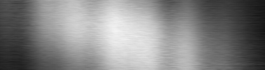 Wall Mural - Metal brushed texture gray background