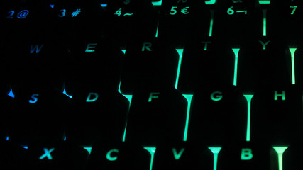 Teclado verde