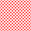 Seamless hearts pattern. Repeating hearts symmetric ornament. Tiled back. Repeatable design for decor, fabric, textile, wallpapers, cloth.