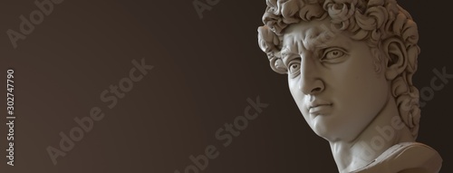Fotomural David sculpture by Michelangelo