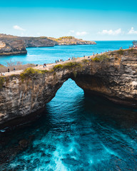 Wall Mural - coast of nusa penida bali