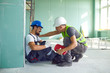 © Studio Romantic - Construction worker accident with a construction worker.