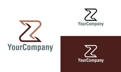 Aufkleber - Creative letter Z logo design template. Creative vector emblem, for icon or design concept.