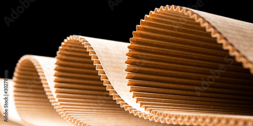 Fotomural paper factory process texture carton industry brown