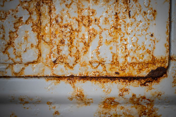 Rusted metal texture