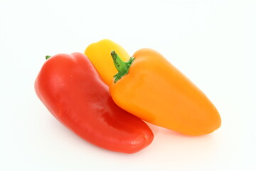 Wall Mural - Fresh colorful peppers - source of vitamin c - healthy food - vegetables