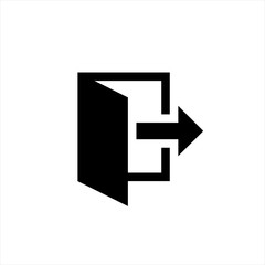 Wall Mural - output icon in trendy flat style isolated on background. output icon page symbol for your web site d