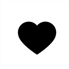 Wall Mural - Heart icon in trendy flat style isolated on background. Heart icon page symbol for your web site design Heart icon logo, app, UI. Heart icon Vector illustration, EPS10.