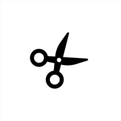 Wall Mural - Scissors icon in trendy flat style isolated on background. Scissors icon page symbol for your web site design Scissors icon logo, app, UI. Scissors icon Vector illustration, EPS10.