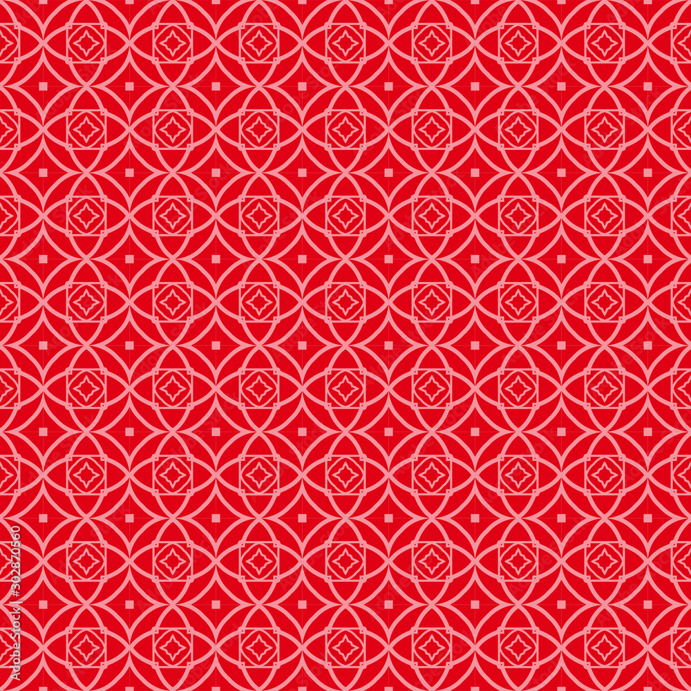 Seamless geometric pattern with modern ornamnet. Vector illustration