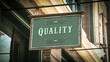 © Thomas Reimer - Street Sign to Quality