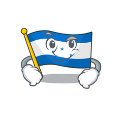 Sticker - Flag honduras cartoon with in smirking character