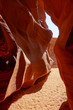 Skurile rote Felsen im Antilope Canyon nahe Page in Arizona