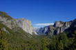 El Capitan und Half Dome im Yosemite National Park in Kalifornien