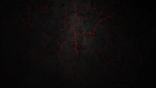 Red Crack Wall Abstract Background. Background Texture.
