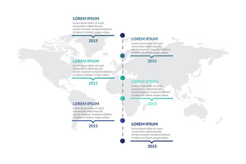 timeline infographic template design . business infographic concept for presentations, banner, workflow layout, process diagram, flow chart