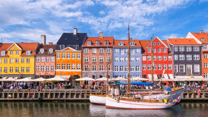 Wall Mural - Colorful buildings of Nyhavn in Copenhagen, Denmark