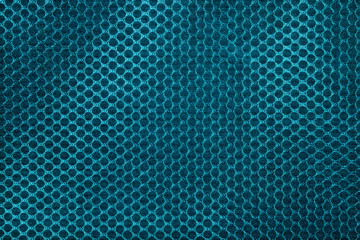 Chrome blue honeycomb fiber texture and background