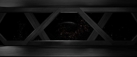 space environment, ready for comp of your characters.3d rendering