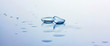 Contact lenses and water drops on light blue background. Eyewear, eyesight, eye care and health, ophthalmology and optometry