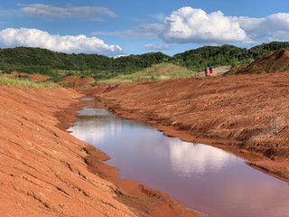 Red Clay Open Quarry geology industry