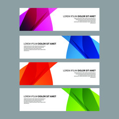 Vector Abstract design banner web template