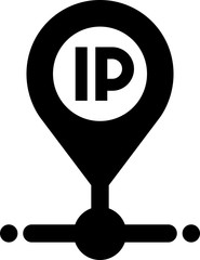 Sticker - IP Internet Protocol Network Address Icon