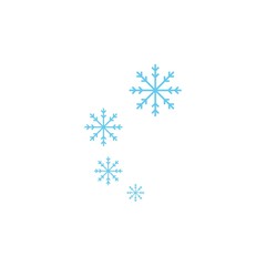 Canvas Print - Snowflakes Logo