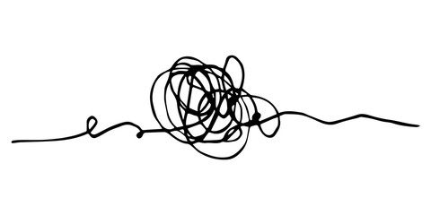 Poster - hand drawn scribble sketch circle object. tangled grungy round scribble. isolated on white backgroun