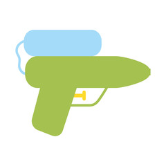 Wall Mural - water gun toy isolated icon