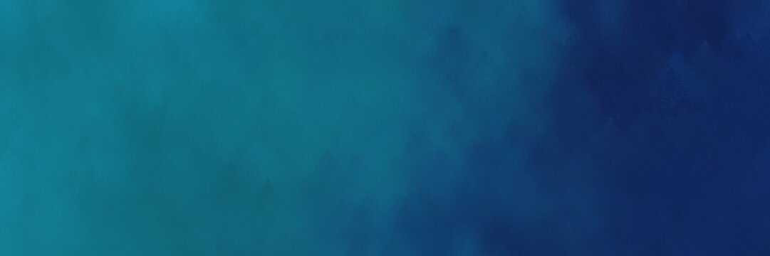 painting background texture with teal, midnight blue and dark cyan colors and space for text or image. can be used as header or banner