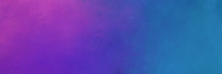 Aufkleber - painting background illustration with steel blue, teal blue and moderate violet colors and space for text or image. can be used as header or banner