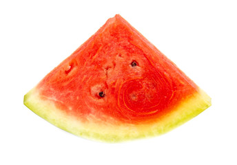 Sticker - Ripe red watermelon isolated on a white background