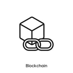 Aufkleber - blockchain icon vector