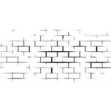 Fototapeta Dinusie - Vector illustration of wall and brick